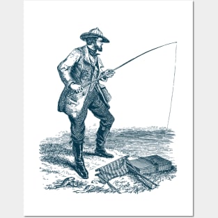 Fishing / Vintage Fisherman / Fishing Design / Fishing Lover / Fisherman gift / Sport Fishing Posters and Art